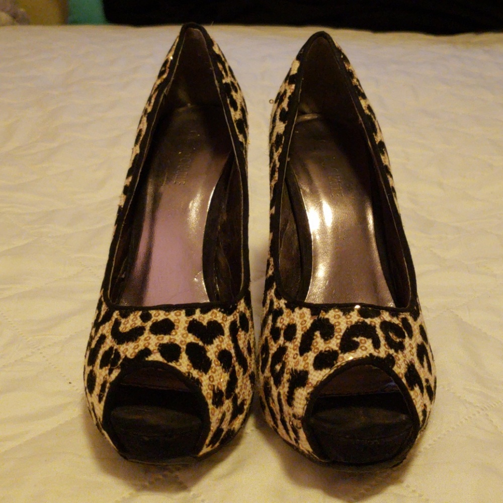 Cheetah print heels